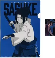 My home is Sasuke A4 plastic trasparent file folder & sticker "Ichiban KUJI NARUTO - Uzumaki Naruto - Shippusen Kokka-denshin with red eyes" H Prize