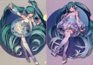 Hatsune Miku A4 Clear File 2-Pack Set "HATSUANE MIKU EXPO 2021 Online" Crowdfunding return gift