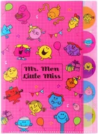 チラシ ダイカットクリアファイル5P 「MR.MEN LITTLE MISS」