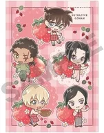 Pink A4 Single Clear File Kyara Petco摘草莓