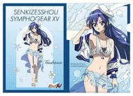 "SENKIZESSHOU SYMPHOGEAR XV", an A4 plastic trasparent file folder painted by Fūmei Tsuba (Marine Sailor Swimwear)