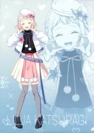 Katsuragi Ririya A4 plastic trasparent file folder "Gakuen idol Master x アトフェス x Sayama Ski Resort Sayama Winter mode"