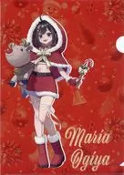 荻谷まりあ A4クリアファイル 「バーチャルYouTuber Vebop Project 迷電ワークス クリスマスグッズ2024」