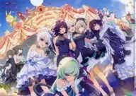 Key Visual A4 plastic trasparent file folder "Collapse 3rd×SWEETS PARADISE 6th Anniversary CAFE"