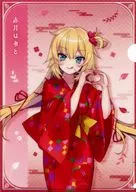 Akai tem mais. A4 Clear file "Virtual YouTuber Hololive x Gokurakuyu RAKUSPA Collaboration 6 th Frolife"