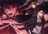 エレン＆リヴァイ＆エルヴィン(横型) A4クリアファイル 「進撃の巨人」