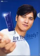 Shohei Otani (Los Angeles Dodgers) A4 original clear file "Yukihada Otani vs. Taiyo Are You Ready? Campaign" novedad goods