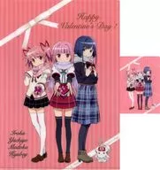 B. Pink Clear File Set "Maguire Code Puella Magi Madoka Magica Gaiden" Kirin compra a granel Campaña de San Valentín PARTE. 2 Purchase benefits de productos objetivo