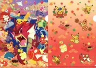 Pokémon Center Hiroshima R Japanese-style A4 clear file 2-pack set "Pokémon" Pokemon Center only