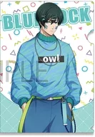 Design 02. Itoshi Rin Decorative Pop Ver. (drawing) plastic trasparent file folder "Blue Rock"