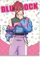 Design 05. Senkiri Hyoma Decorative Pop Ver. (drawing) plastic trasparent file folder "Blue Rock"