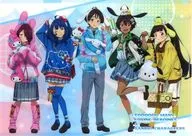 集合 A4クリアファイル 等身＆ミニキャラver. 「負けヒロインが多すぎる!×サンリオキャラクターズ」