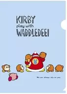 2) Rely on Kirby Play with Wadordy A4 plastic trasparent file folder "Hoshi-no Kirby"