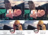 Inosuke & Sumijiro & 善逸 "Oni mose Shea Ter Gekijo Version Kimetsu no Yaiba Mugen Train Edition, Revival Screening Character Ter Flyer & A4 Clear File Set Mugen Train Edition" Theater Goods
