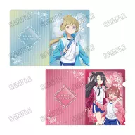 D.乃木若葉＆高嶋友奈＆郡千景 A4クリアファイルセット(2枚セット) 勇気のバトン展ver. 「結城友奈は勇者である 10周年記念 勇気のバトン展」