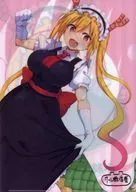 Tall A4 plastic trasparent file folder "Comics Miss Kobayashi's Dragon Maid Vol. 13" Melon Books Limited Purchase benefits