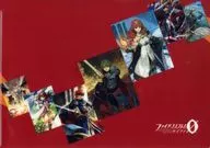Red A4 plastic trasparent file folder "Fire Emblem 0 (Cypher)" Summer! Cypher! Campaign! Special clear file present! Campaign target products Purchase benefits