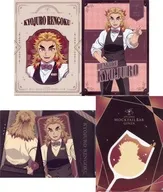 全4種セット A4メタリッククリアファイル 「鬼滅の刃×ufotable MOCKTAIL BAR GINZA COLLECTION LOTTO 煉獄杏寿郎」