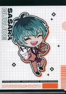 白膠木 Whisk collaboration limited mini plastic trasparent file folder "Hypnosis Mic -Division Rap Battle - × Wendy's First Kitchen" flavor potato order bonus