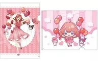中野五月A4透明文件夹SET气球&蝴蝶结ver."五等分的新娘*×美乐蒂&库洛米"