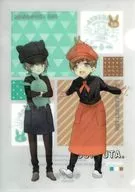 水無月涙＆神無月郁 「ツキノ芸能プロダクション 池袋月野亭 つきのていをおてつだい A5ミニクリアファイルコレクション Six Gravity・Procellarum おてつだいver.」