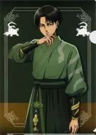 Rivai Ackerman (motivo de Shinjuji) A4 clear file "Ataque a los Titanes POP UP SHOP in Loft"