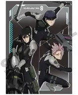 集合 シングルクリアファイル グレー 「怪獣8号」