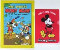 ミッキーマウス(ミッキーの大演奏会/レッド) ＜Mickey＞ Memorial クリアファイルセット 「一番くじ ディズニー ファンタジア 85th Anniversary Memories of＜Mickey＞」 G賞