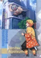 我妻善逸＆嘴平伊之助 新店舗記念描き下ろしイラストA4クリアファイル 「鬼滅の刃×ufotable DINING -HIROMA- ダイニング新店舗記念」