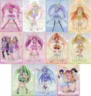 全11種セット 「フラットガシャポン プリキュアオールスターズ クリアファイルコレクションvol.4」