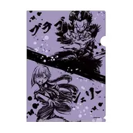 ブラゴ＆シェリー 墨絵A4クリアファイル 「金色のガッシュ!!」