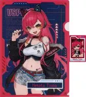 猫汰つな A4クリアファイル+クリアしおりセット 「バーチャルYouTuber ぶいすぽっ!×GiGO キャンペーン第3弾 ～CYBER GAMING MODE～」 クレーンゲームプレイ特典 第2弾