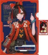 蝶屋はなび A4クリアファイル+クリアしおりセット 「バーチャルYouTuber ぶいすぽっ!×GiGO キャンペーン第3弾 ～CYBER GAMING MODE～」 クレーンゲームプレイ特典 第2弾