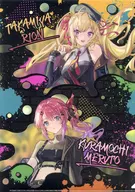鷹宮リオン＆倉持めると オリジナルA4クリアファイル 「バーチャルYouTuber にじさんじ WORLD TOUR 2025 福岡公演開催記念キャンペーン in ローソン」 対象お菓子購入特典