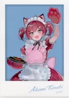 赤見かるび(等身) A4クリアファイル 「Crazy Raccoon×いきなり!ステーキ」 ノベルティ第1弾