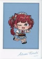 赤見かるび(デフォルメ) A4クリアファイル 「Crazy Raccoon×いきなり!ステーキ」 ノベルティ第1弾