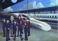 集合 A5クリアファイル 「JR東海×TVアニメ 負けヒロインが多すぎる! コラボキャンペーン 負けヒロインのボイスが多すぎる!～豊橋へようこそ!～ part2」 東海道新幹線乗車証明ノベルティ