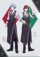 嶺二＆蘭丸 A4クリアファイル 「ココス×劇場版 うたの☆プリンスさまっ♪ TABOO NIGHT XXXX COCO’Sと新たなる到達点(ユートピア) ～DELICIOUS NIGHT～キャンペーン」 対象メニュー注文特典 第3弾