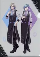 藍＆カミュ A4クリアファイル 「ココス×劇場版 うたの☆プリンスさまっ♪ TABOO NIGHT XXXX COCO’Sと新たなる到達点(ユートピア) ～DELICIOUS NIGHT～キャンペーン」 対象メニュー注文特典 第3弾