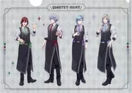 QUARTET NIGHT A4クリアファイル 「ココス×劇場版 うたの☆プリンスさまっ♪ TABOO NIGHT XXXX COCO’Sと新たなる到達点(ユートピア) ～DELICIOUS NIGHT～キャンペーン」 対象メニュー注文特典 第3弾