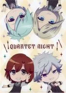 QUARTET NIGHT(ちびキャラ) A4クリアファイル 「ココス×劇場版 うたの☆プリンスさまっ♪ TABOO NIGHT XXXX COCO’Sと新たなる到達点(ユートピア) ～DELICIOUS NIGHT～キャンペーン」 対象メニュー注文特典 第3弾