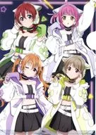 QU4RTZ オリジナルA5クリアファイル 「ラブライブ!虹ヶ咲学園スクールアイドル同好会×ROUND1」 アミューズメント体験特典