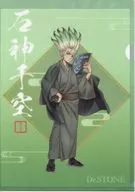 石神千空 TaS10th Ver. 描き下ろしA4クリアファイル 「Dr.STONE」 TOHO animation STORE 10周年記念出張所 in マルイグッズ