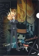 沢田綱吉＆リボーン A4クリアファイル 「くじプラ 家庭教師ヒットマンREBORN! ～Battle of the rains～オンラインくじ」 D賞
