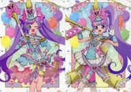 真中らぁら＆真中のん A4クリアファイルセット 「まるくじ アイドルタイムプリパラ 【ゆめ☆わくマーチングコーデ】」 小吉-1