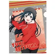 [新品] 8.優木せつ菜 A4クリアファイル＜ニジガク雪遊び＞ 「ラブライブ!虹ヶ咲学園スクールアイドル同好会」