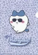 ハチワレ(サングラス) Go!HARAJUKU A4クリアファイル 「ちいかわ なんか小さくてかわいいやつ」
