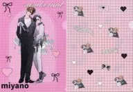 佐々木秀鳴＆宮野由美(佐々木と宮野) A4クリアファイルセット BLACK＆PINK ver. 「佐々木と宮野」 ゆるキュンBL -BLACK＆PINK- グッズフェア in アニメイトグッズ