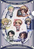 集合 A4ミニキャラクリアファイル 「進撃の巨人×サンシャインシティプリンスホテル IKEPRI CANVAS」 前半限定ご来場特典