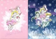 セーラームーン＆ちびうさ/セーラーちびムーン・全員 A4クリアファイルセット 「美少女戦士セーラームーン×ITS’DEMO」